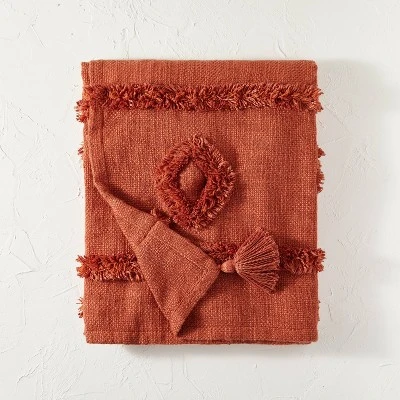 Diamond Pattern Woven Shag Throw Blanket - Opalhouse™ Designed With Jungalow™ - Image 4