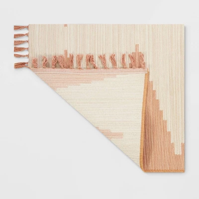 7'x10' Tapestry Rectangular Woven Outdoor Area Rug Rust - Opalhouse™ - Image 2