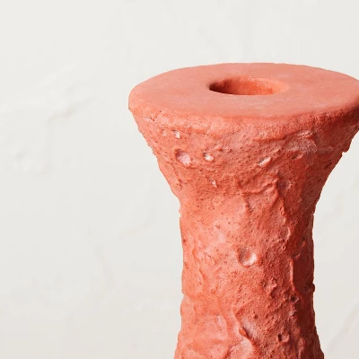 Short Clay Taper Candle Holder Red - Opalhouse™ Designed With Jungalow™ - Image 2