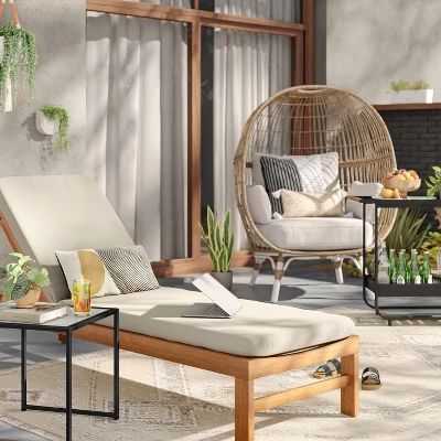 7' X 10' Sunset Moroccan Tapestry Woven Outdoor Rug Light Brown - Opalhouse™