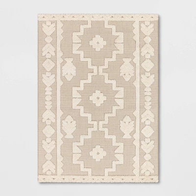 Outdoor Rug Tufted Cream - Opalhouse™ - Image 5