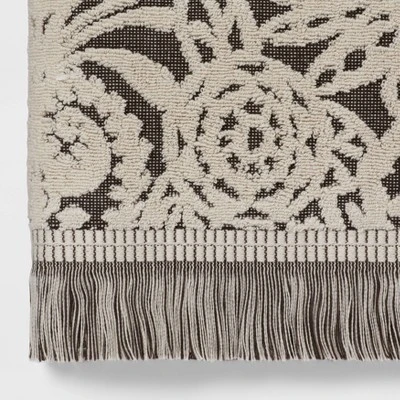 Allover Pattern Towels Black/White - Opalhouse - Image 2