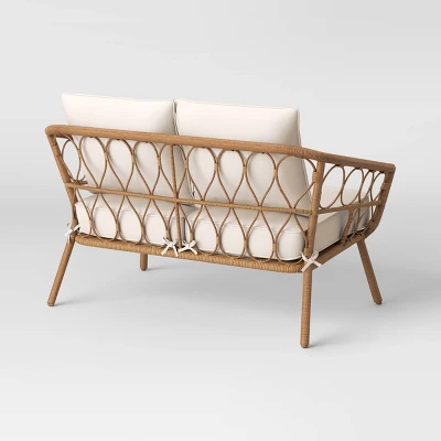 Britanna Patio Loveseat, Outdoor Furniture - Natural - Opalhouse™ - Image 3