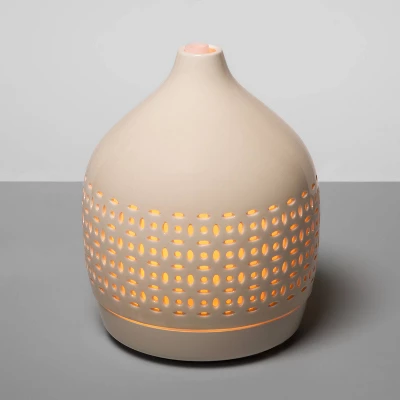 300ml Cutout Ceramic Color Changing Oil Diffuser White - Opalhouse™ - Image 3