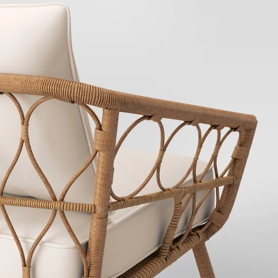 Britanna Patio Loveseat, Outdoor Furniture - Natural - Opalhouse™ - Image 4