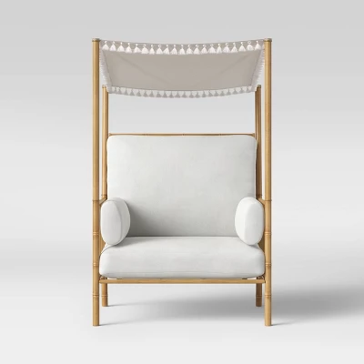 Calla Canopy Patio Accent Chair - White - Opalhouse™ - Image 2