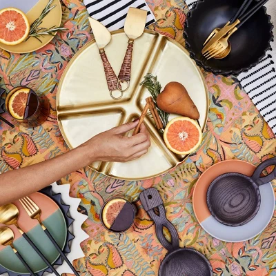 5pc Stainless Steel Silverware Set Black/Gold - Opalhouse™ Designed With Jungalow™ - Image 3