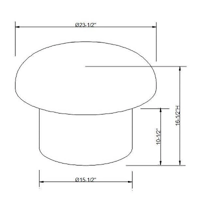 Maddalena Mushroom Stool - Opalhouse™ Designed With Jungalow™ - Image 4