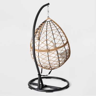 Britanna Patio Hanging Egg Chair - Natural - Opalhouse™ - Image 3