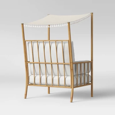 Calla Canopy Patio Accent Chair - White - Opalhouse™ - Image 3