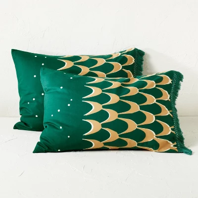 Full/Queen Printed Comforter & Sham Set Teal - Opalhouse™ Designed With Jungalow™ - Image 3