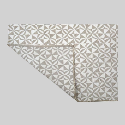 Cameo Outdoor Rug Gray/White - Opalhouse - Image 2