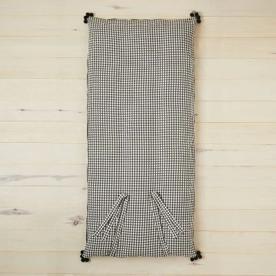 Woven Textured Lounge Pillow Dark Gray/Off-White - Opalhouse™ Designed With Jungalow™ - Image 3