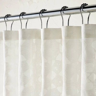Villa Burnout White Shower Curtain - Opalhouse™ Designed By Jungalow™