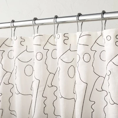 In This Together Shower Curtain White - Opalhouse™ Designed With Jungalow™ - Image 2