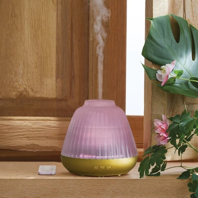 300ml Electric Remote Illuminated Textured Plastic Diffuser - Opalhouse™ - Image 4